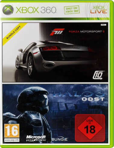 Forza Motorsport 3 & Halo 3 ODST Bundle (Double Pack)