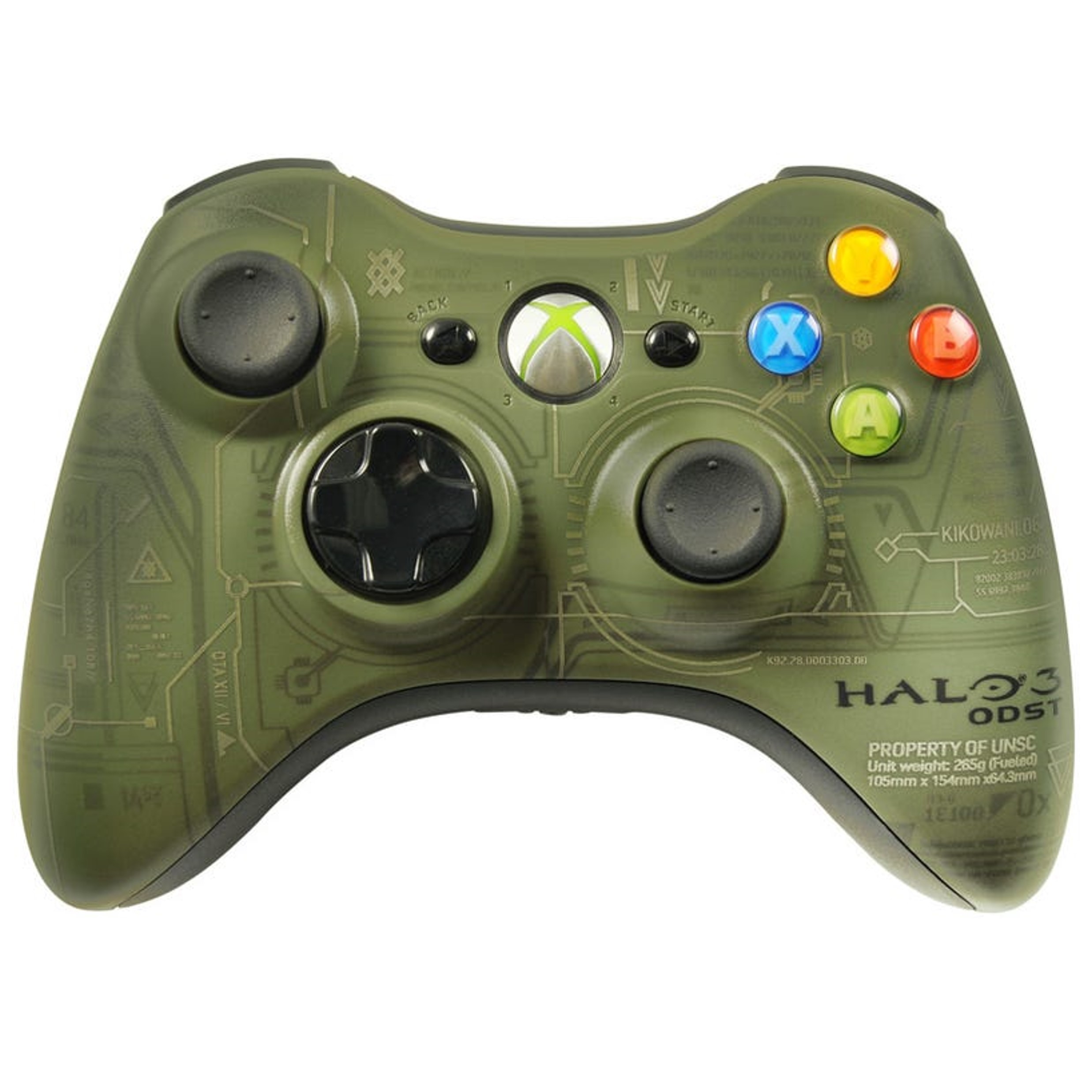 Microsoft Xbox 360 Controller - Halo 3 ODST Edition