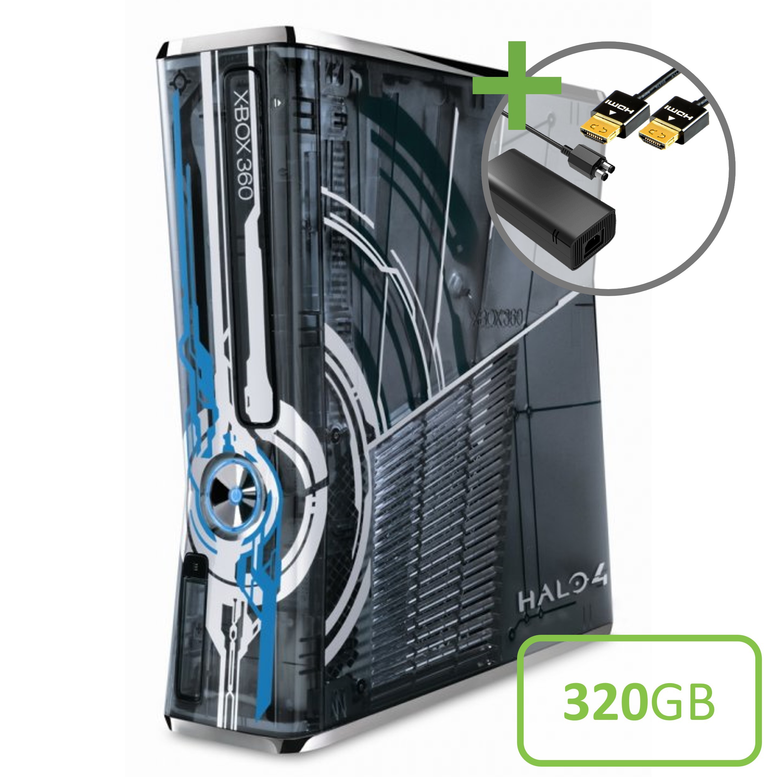 Microsoft Xbox 360 Slim Console (320GB) - Halo 4 Edition