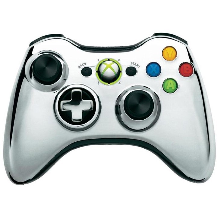 Microsoft Xbox 360 Controller - Chrome Silver