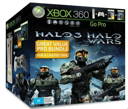 Microsoft Xbox 360 Arcade Console (60GB) Halo Wars + Halo 3 Edition